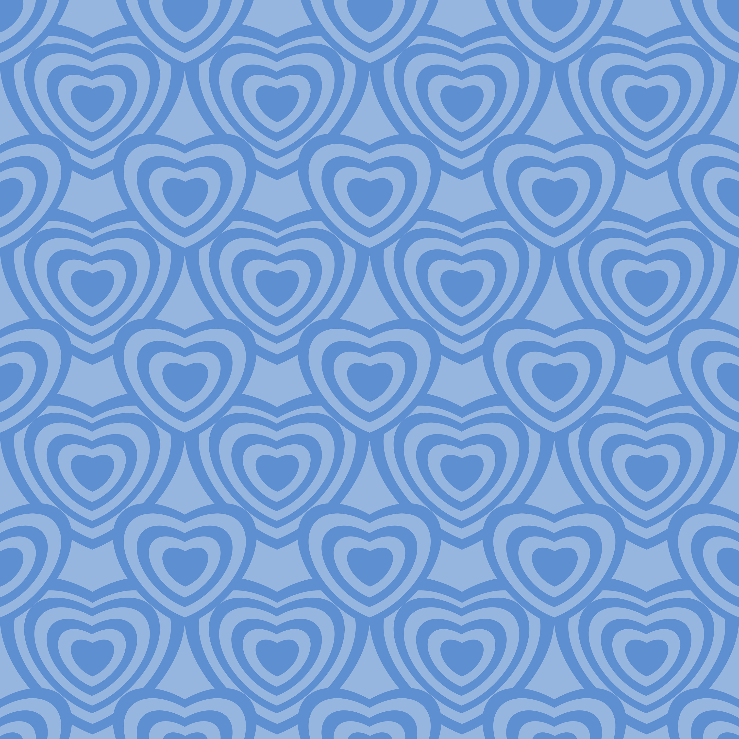 Y2k Heart 2000s Trend Pink Valentines Hearts Seamless Repeat