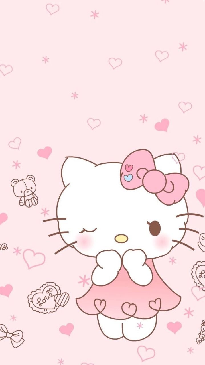 Kawaii wallpaper page. Hello kitty background, Walpaper hello kitty, Hello kitty iphone wallpaper