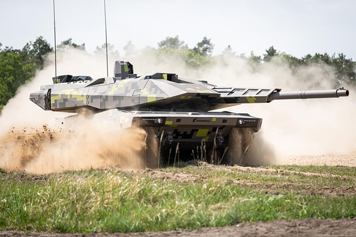 Rheinmetall main battle tank concept combines lethality and mobility