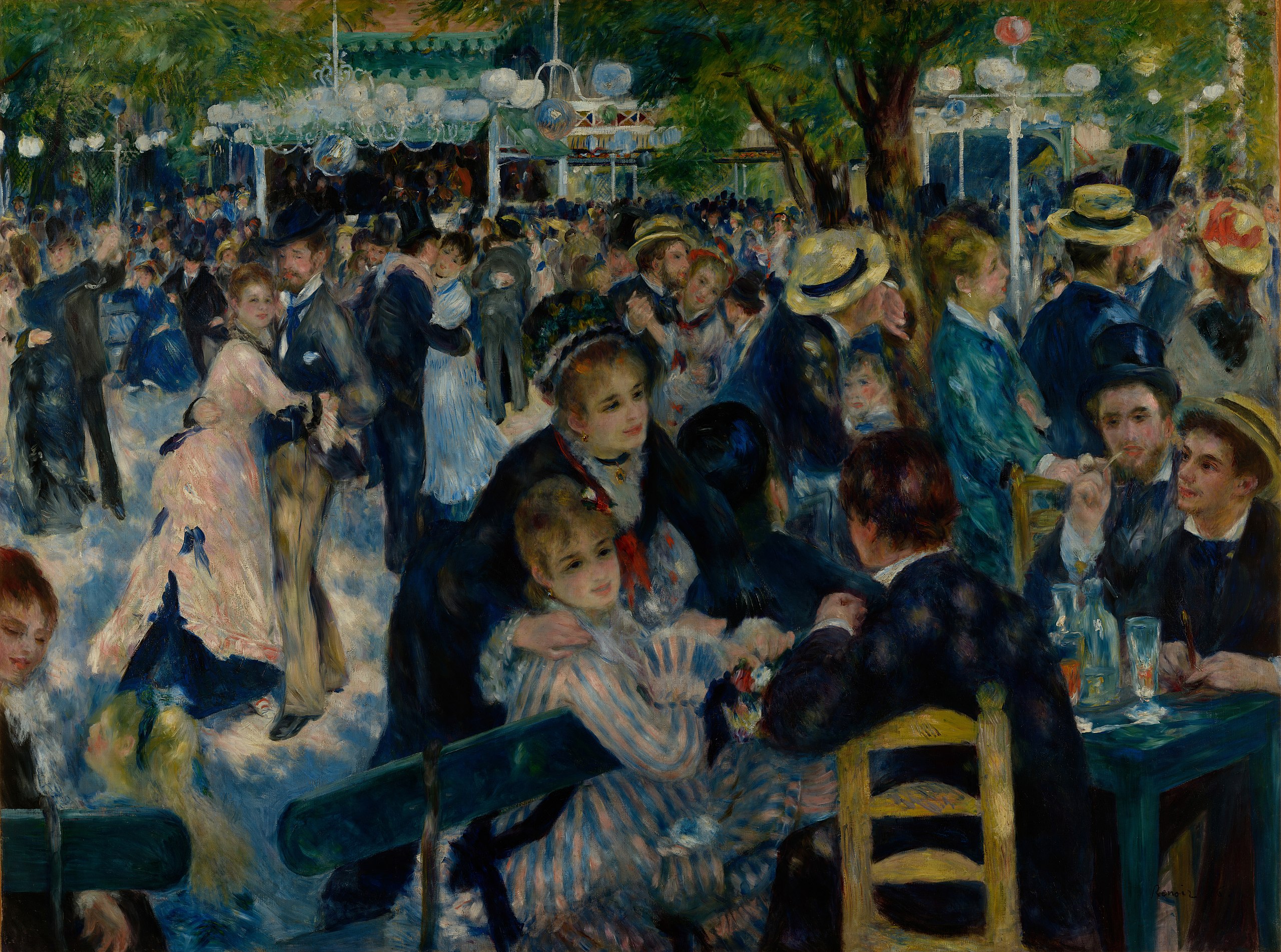 Auguste Renoir at Le Moulin de la Galette Art