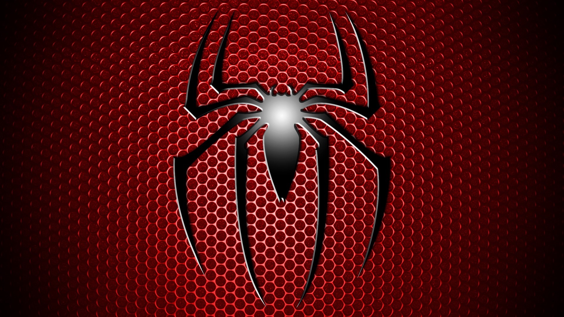 illustration, logo, red background, Marvel Comics, Spider Man, symbols, spider, computer wallpaper, font Gallery HD Wallpaper