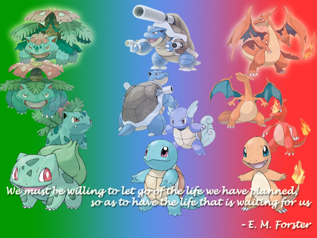 Pokemon evolution wallpaper (OC)