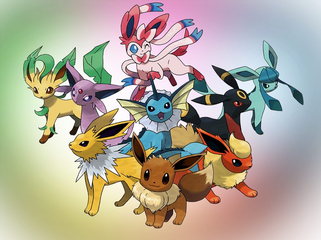 Pokemon Eevee Evolutions Wallpaper