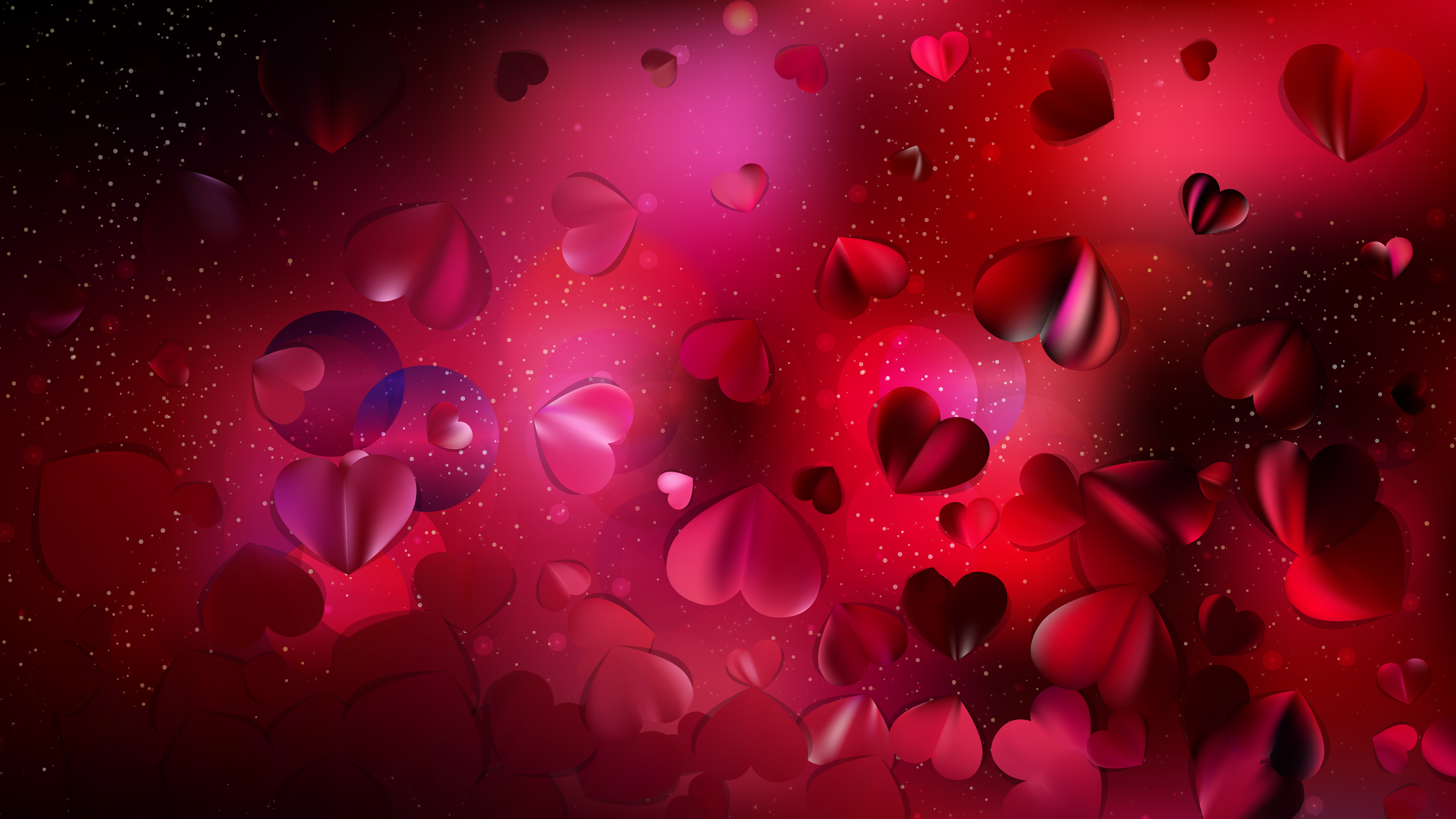Free Red and Black Valentine Background