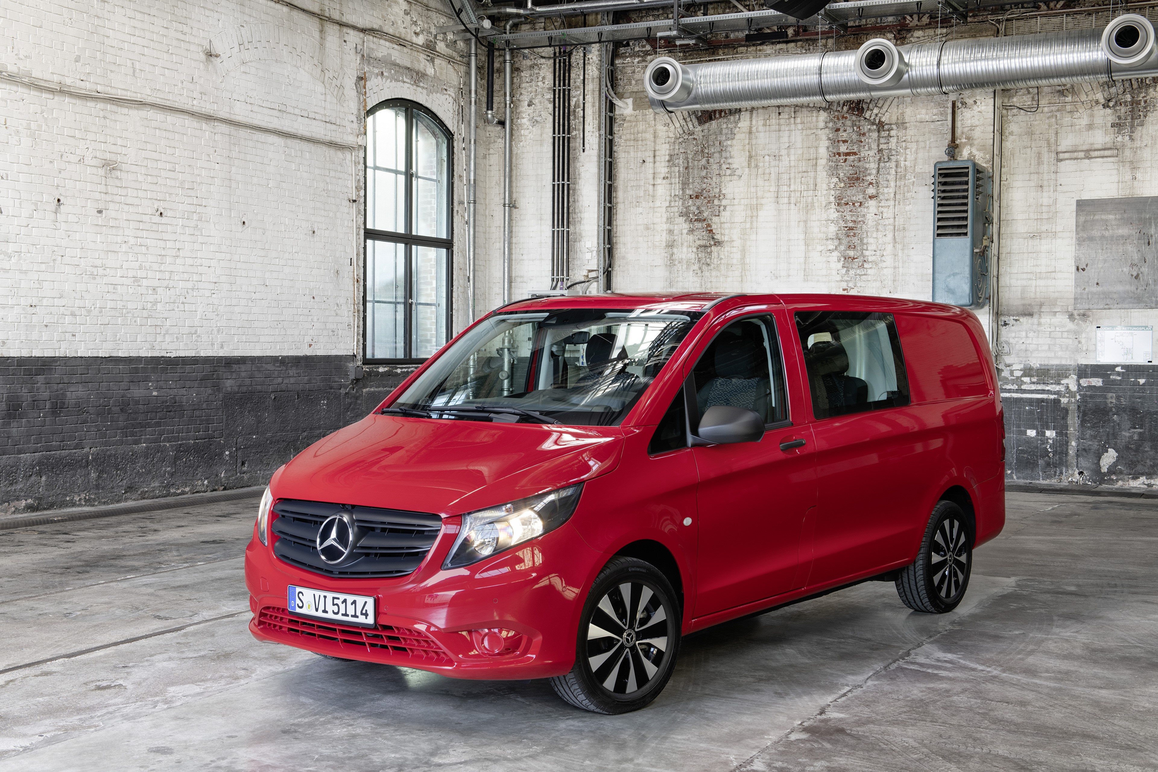 4K, 2020 Vito Mixto Worldwide, Mercedes Benz, Minivan, Red, Metallic Gallery HD Wallpaper