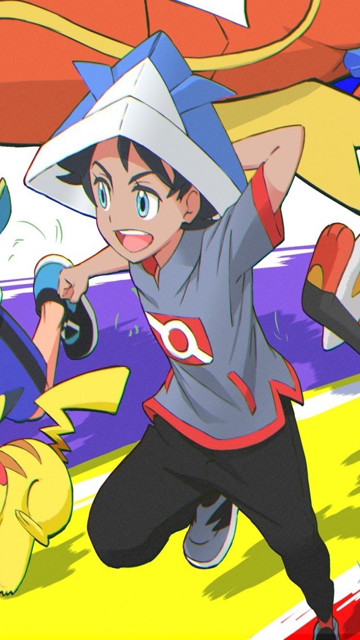 Wallpaper / Anime Pokémon Phone Wallpaper, Blue Eyes, Goh ( Pokémon), 720x1280 free download