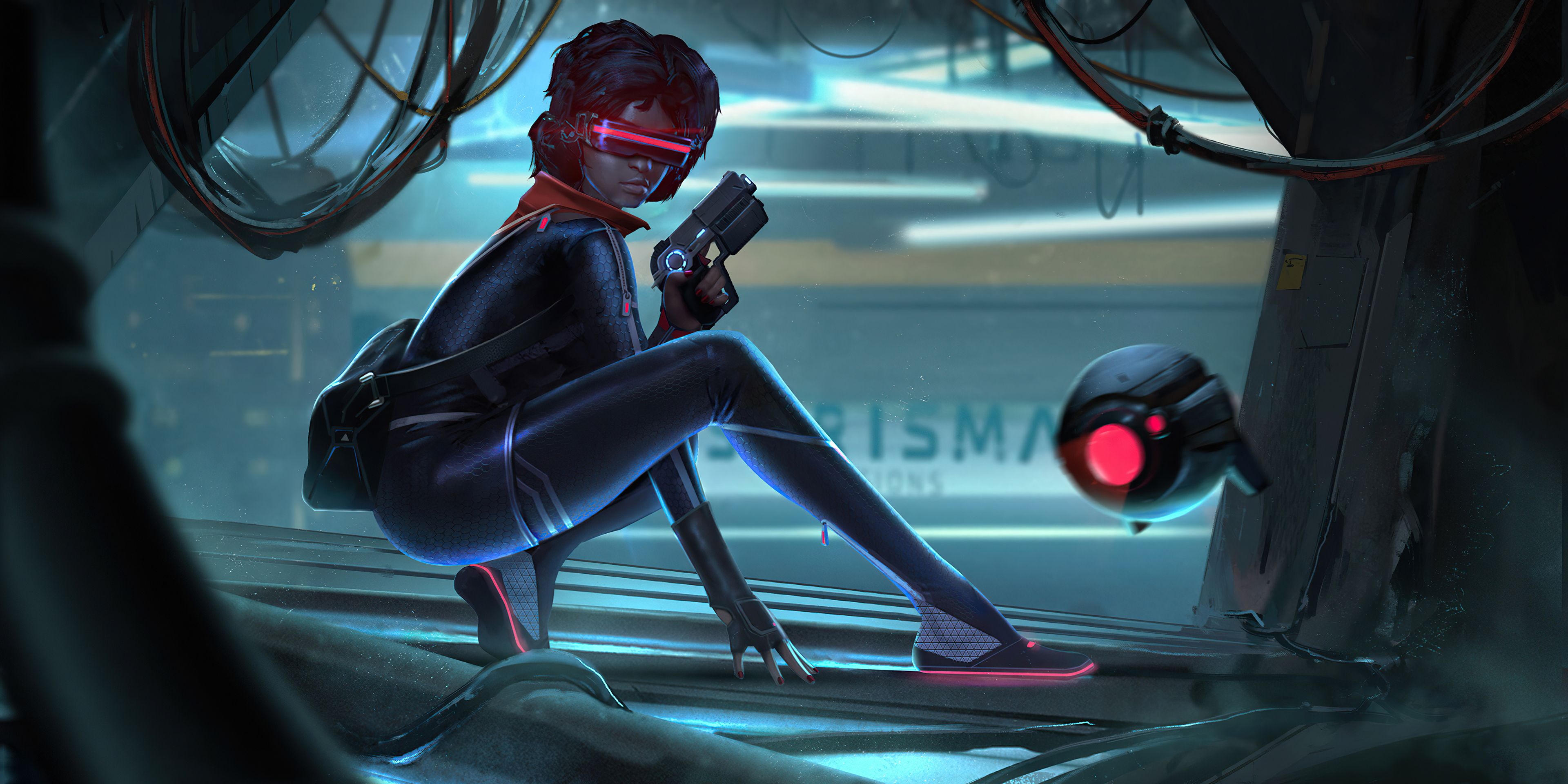 Hyper Scape Digital Science Fiction 4k Hyper Scape Digital Science Fiction 4k wallpaper. Digital science, Science fiction, Cyberpunk girl