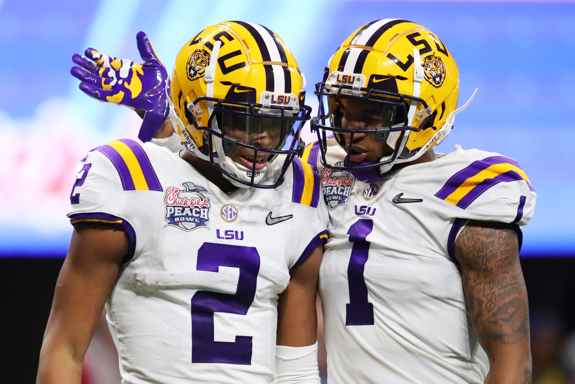 Ja'Marr Chase playfully shades former LSU teammate Justin Jefferson: 'Stole all my moves'