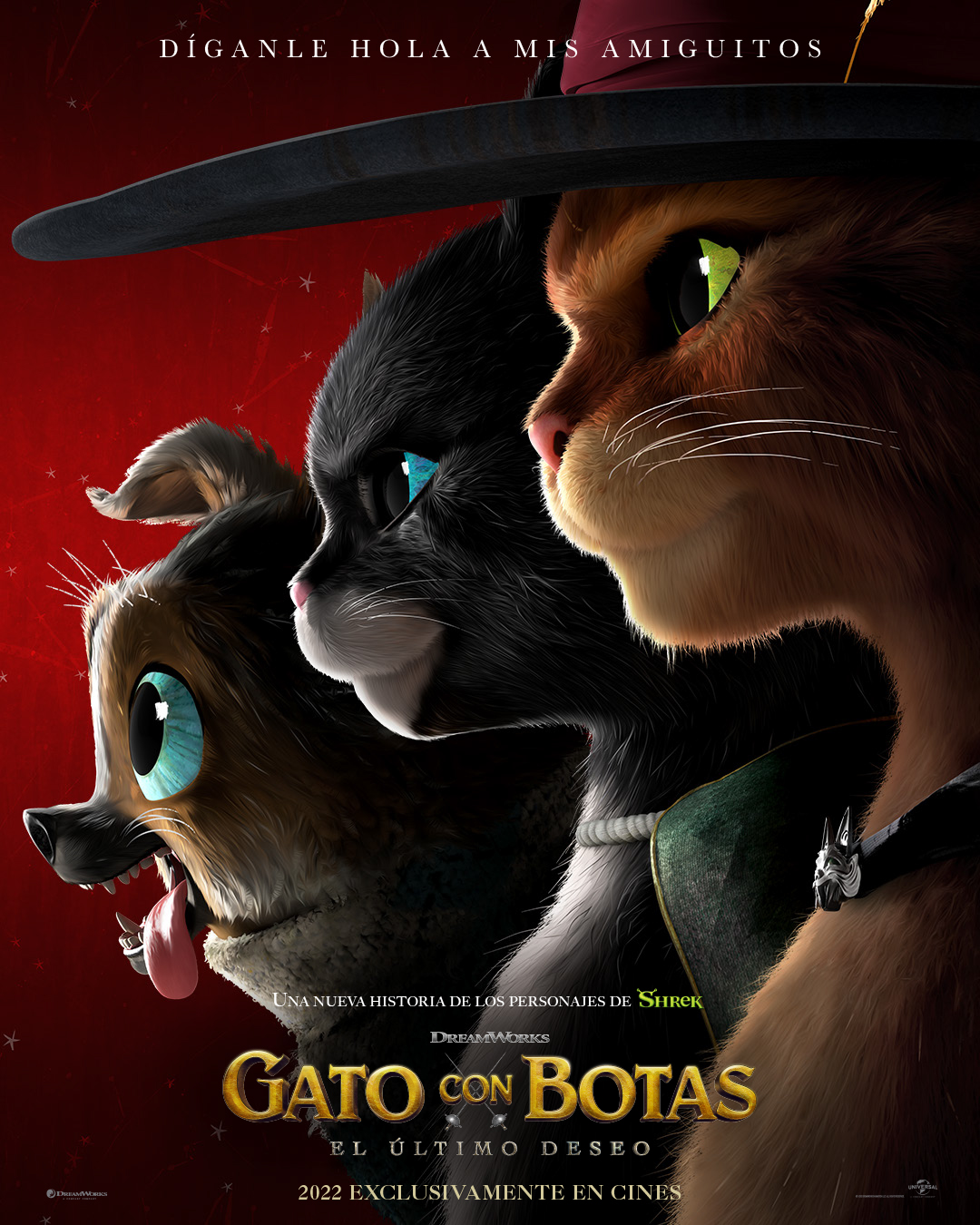 Universal Picture Argentinaíganle hola a mis amiguitos. Gato con Botas: El Último Deseo próximamente, sólo en cines. #GatoConBotas2