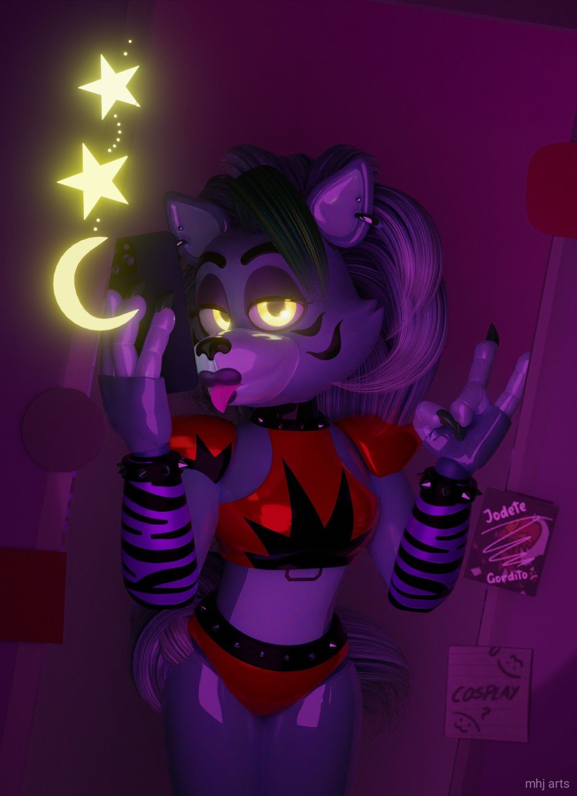 Roxy Fnaf SB wallpaper wallpaper by PooferFloof - Download on