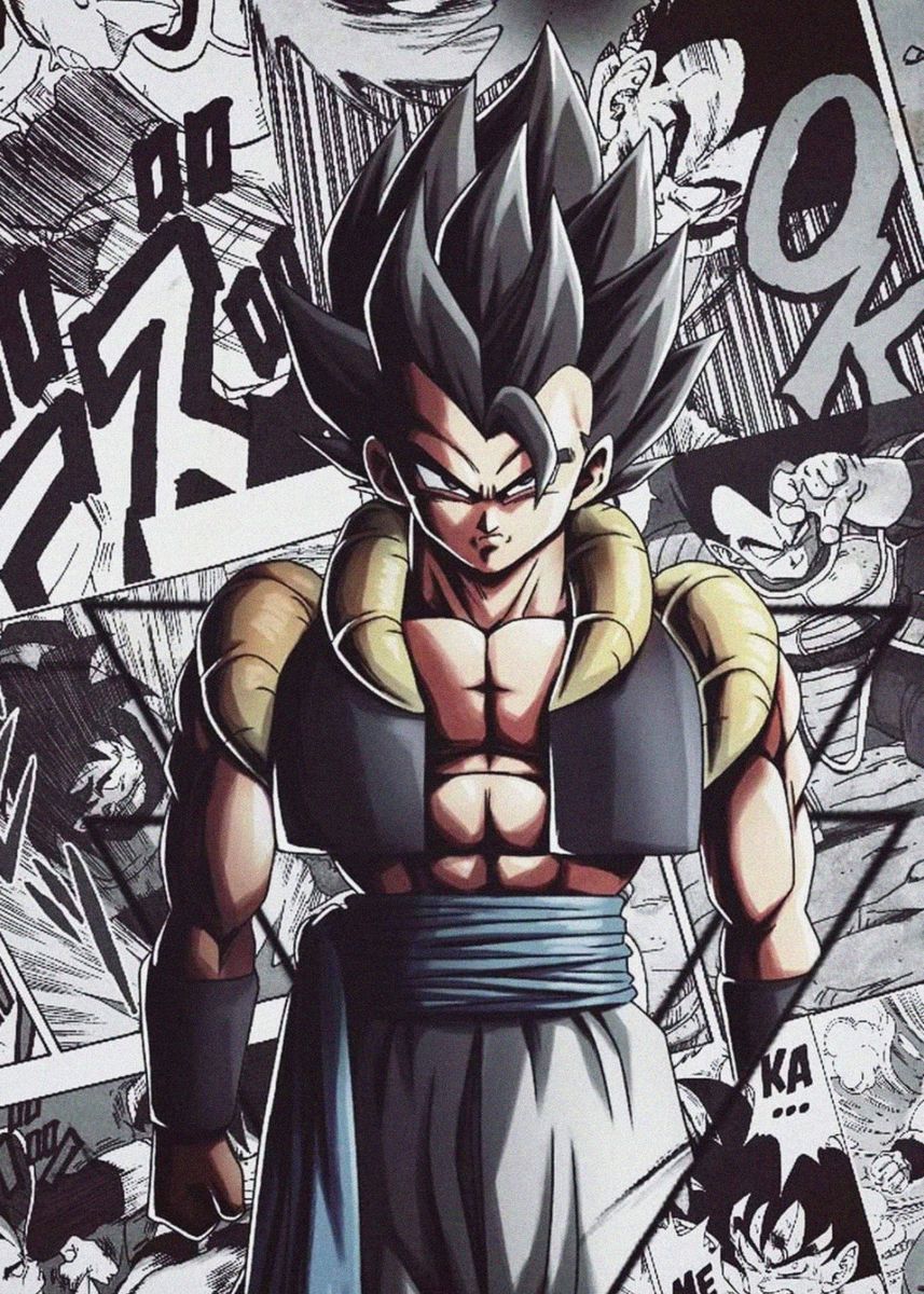 Gogeta Goku Vegeta Dbz ' Poster by Rachelle Mcgrath. Displate. Dragon ball z iphone wallpaper, Dragon ball super wallpaper, Dragon ball super manga