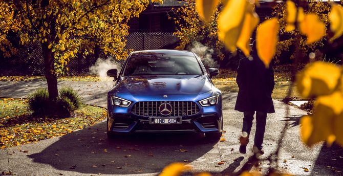 Wallpaper Mercedes Amg Gt 63 S 4matic Coupe, Blue, 2019 Desktop Wallpaper, HD Image, Picture, Background, 46a78a