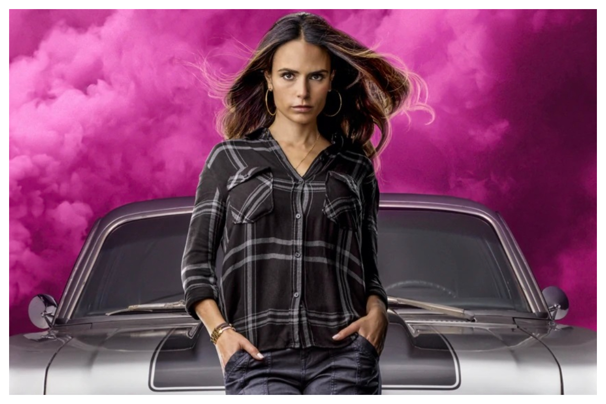 Mia Toretto from Fast and Furious arrives to her wedding in style