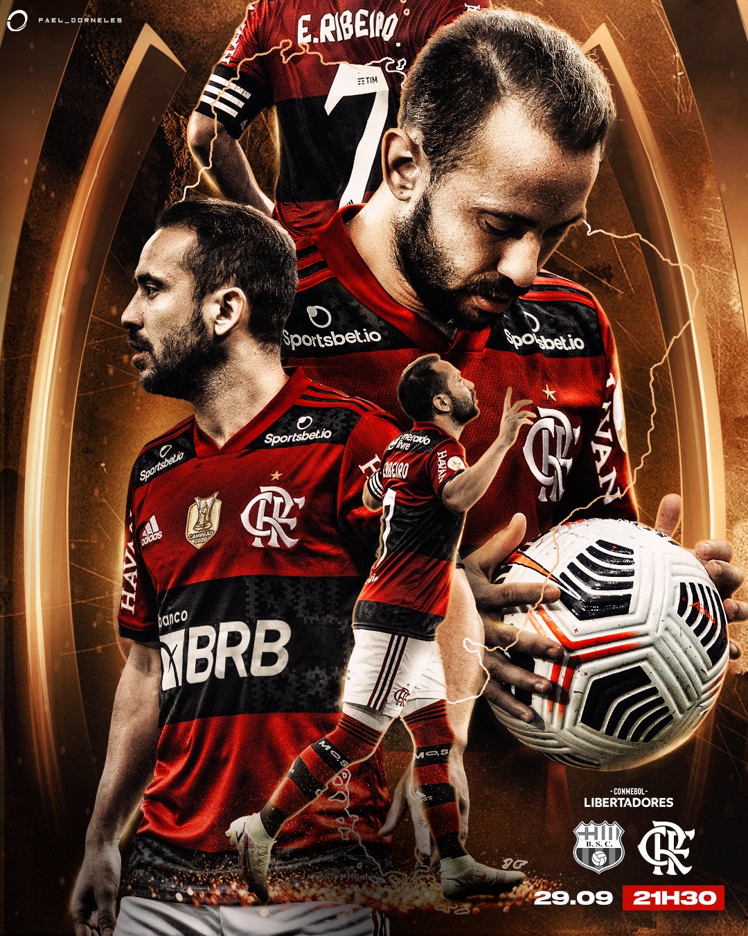 Everton Ribeiro de Libertadores é sempre especial! Que Deus nos abençoe e proteja!