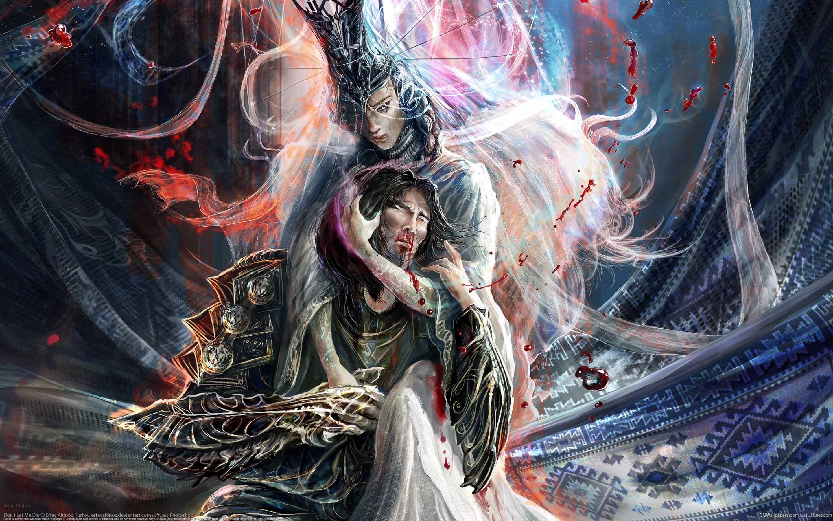 Wallpaper, 2880x1800 px, ART, artwork, fantasy, girl, girls, love, man, men, mood, woman, women 2880x1800