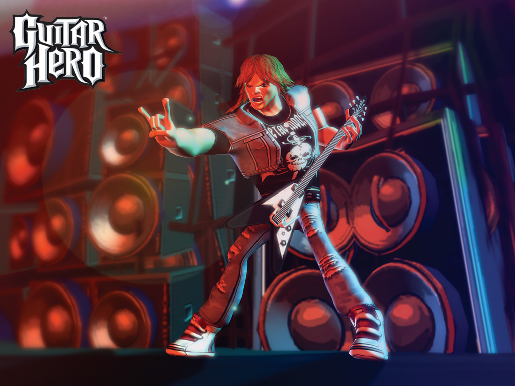 Salvaged Guitar Hero Wallpaper