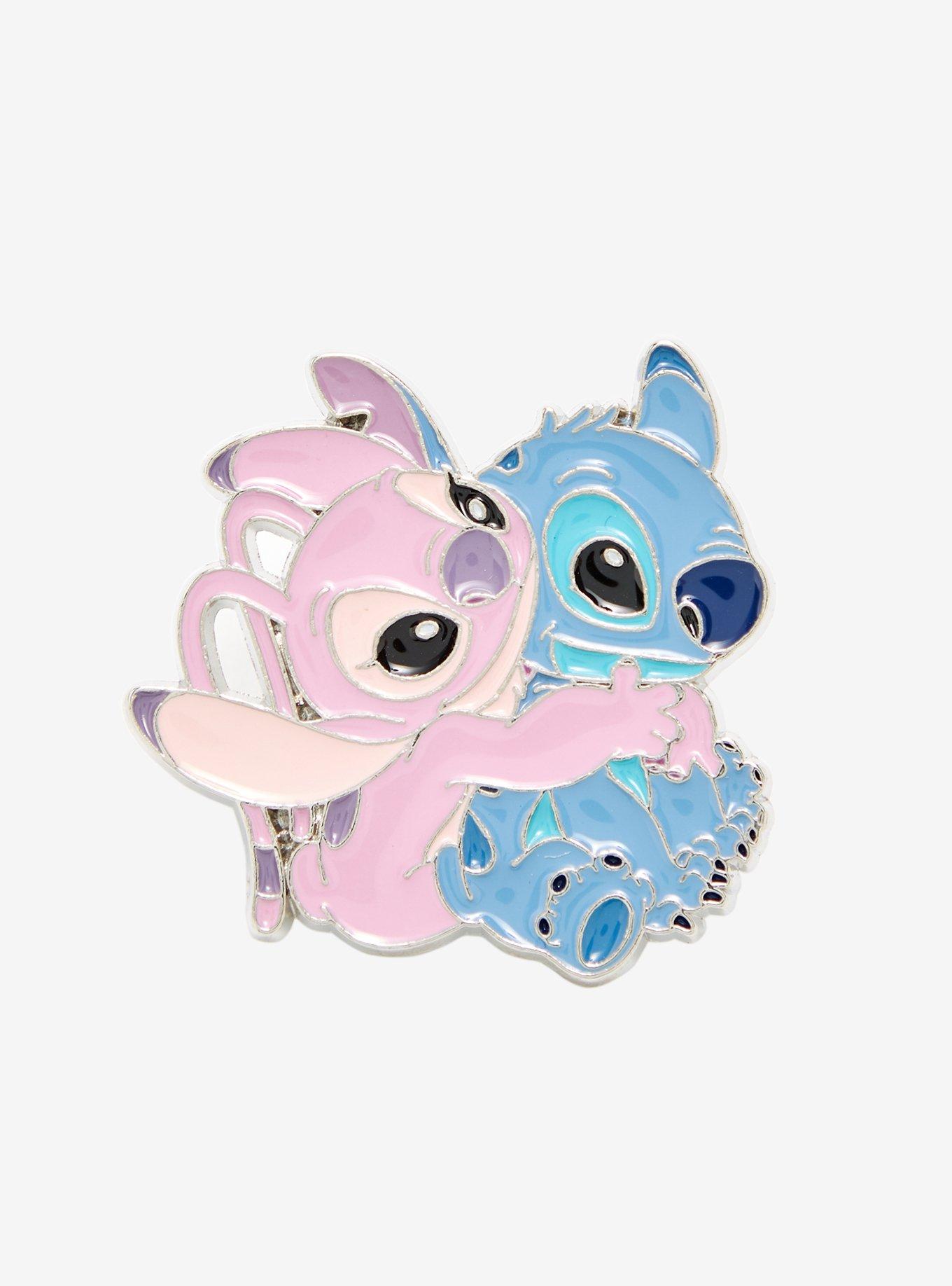 Disney Lilo & Stitch: The Series Angel & Stitch Hug Enamel Pin
