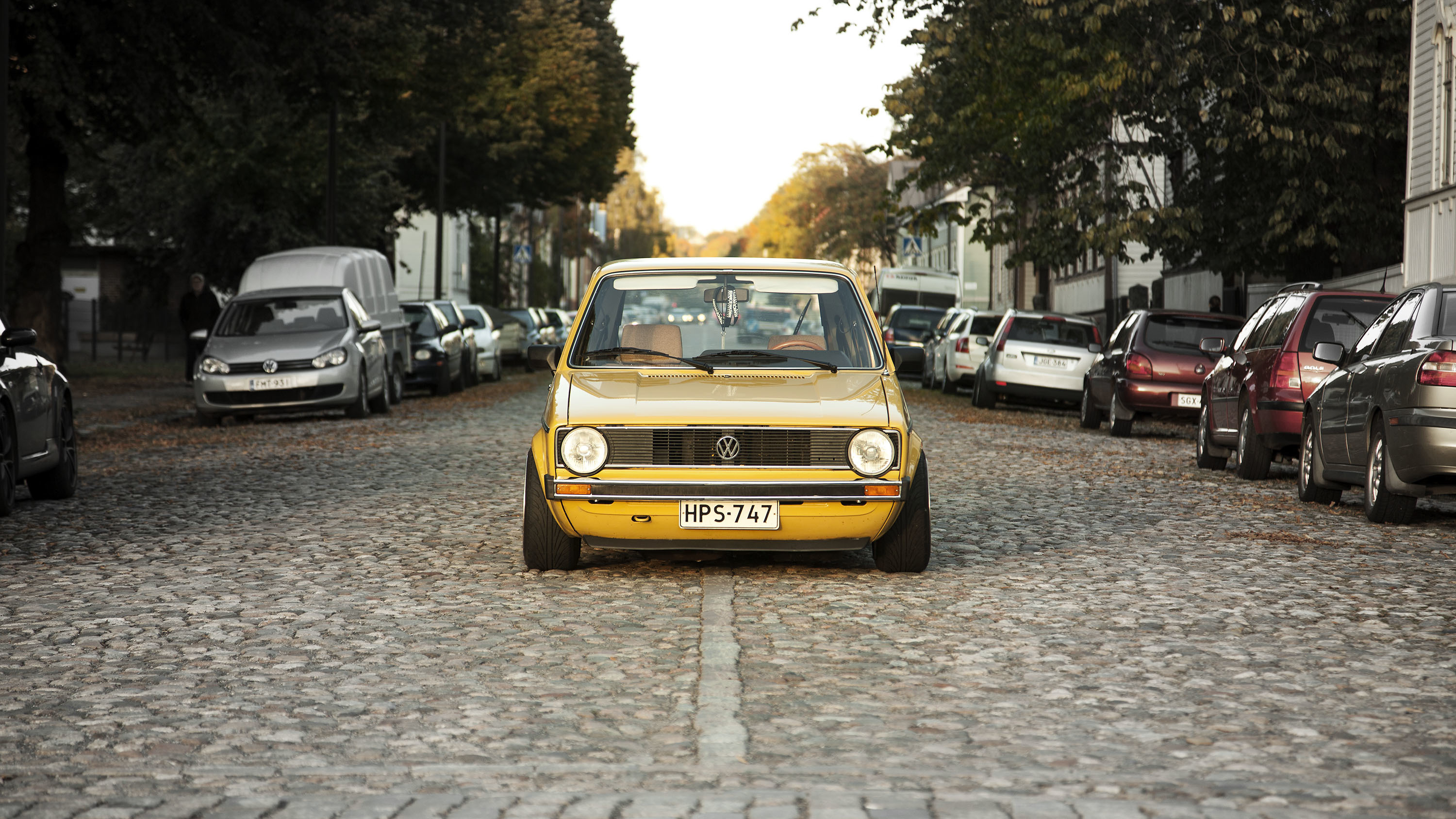 Mobile wallpaper: Volkswagen, Mk1, Golf, Front View, Cars, 73721 download the picture for free