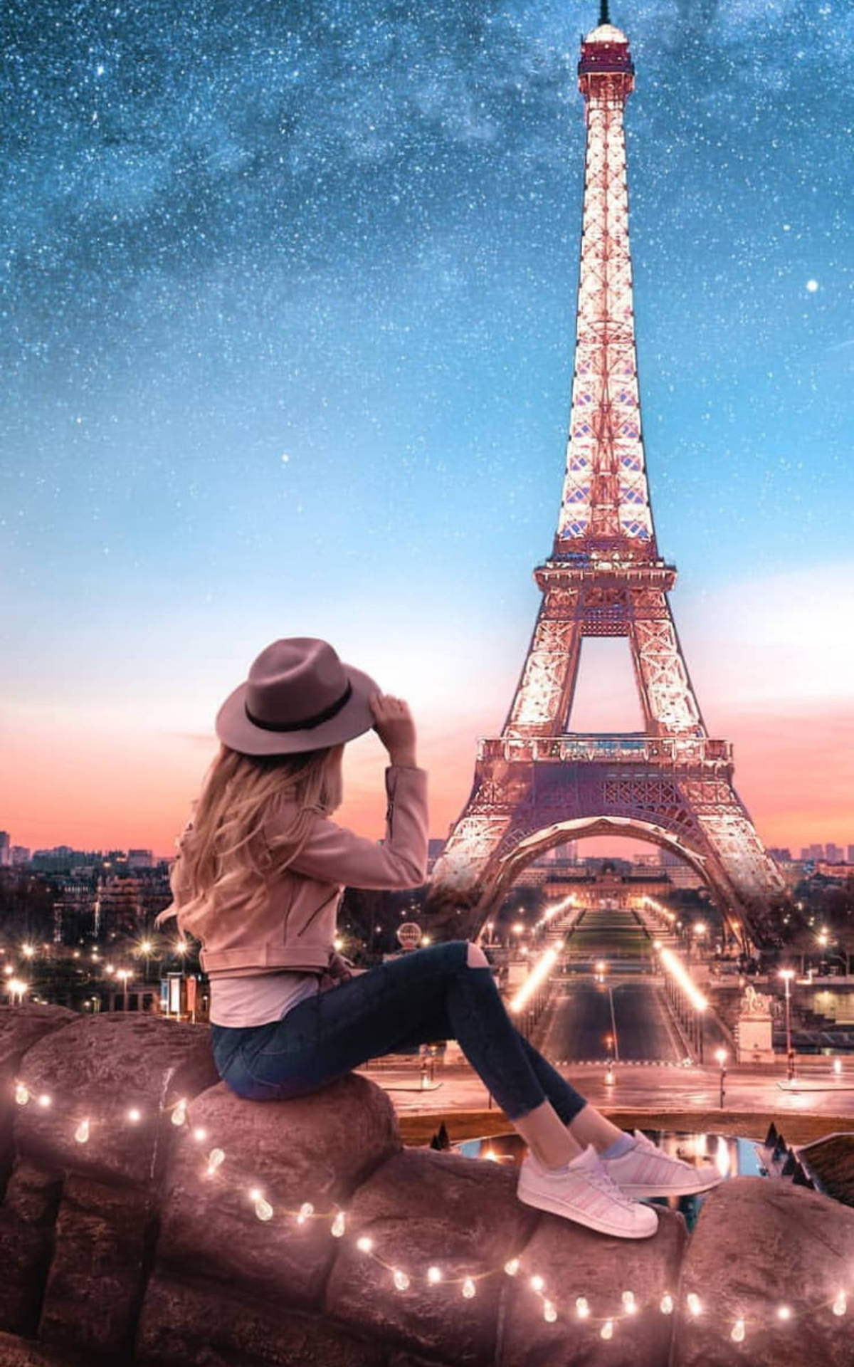 Download Single Girl In Paris Wallpaper