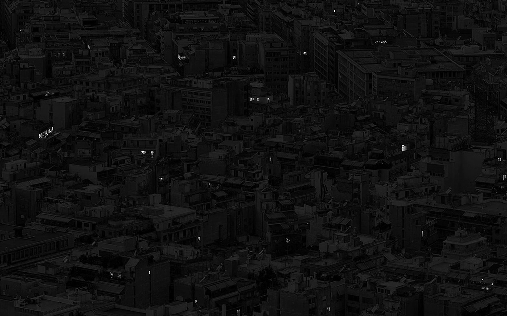 wallpaper for desktop, laptop. night city dark art illustration bw