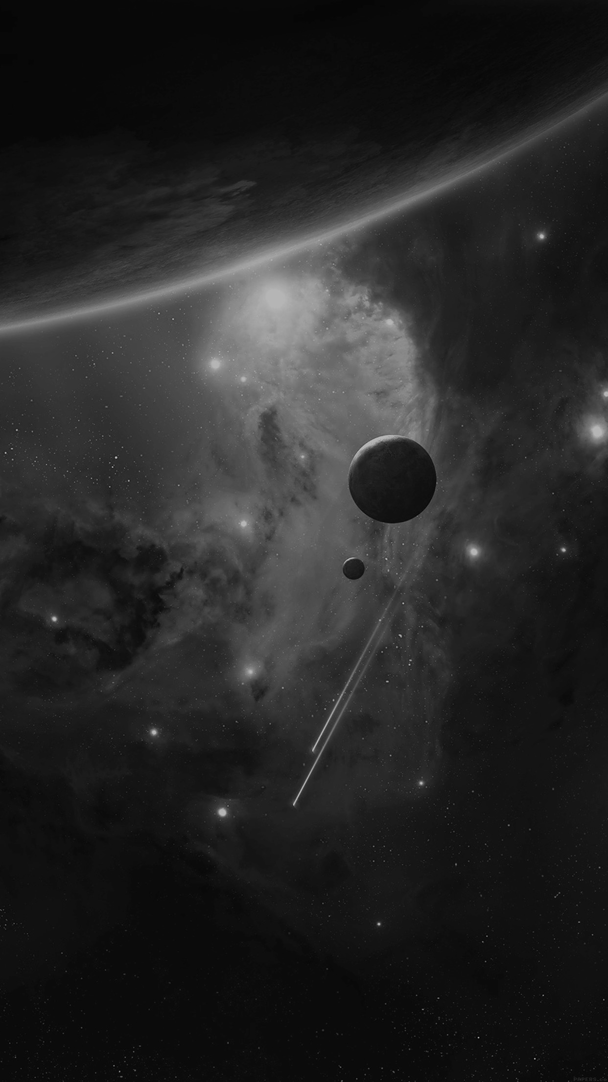 Planets Space Abstract Dark Art Android wallpaper HD wallpaper