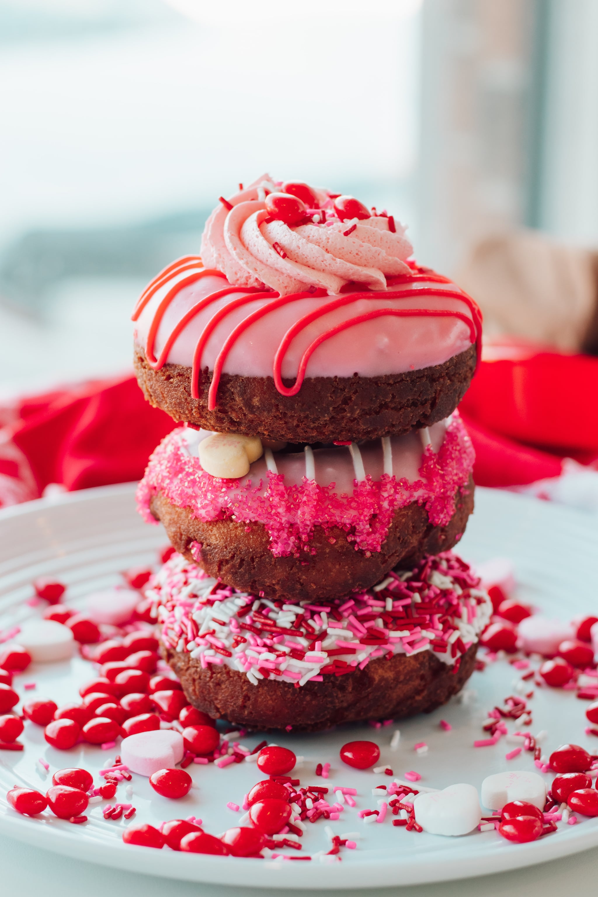 Valentine's Day Wallpaper: V Day Donuts. The Dreamiest IPhone Wallpaper For Valentine's Day That Fit Any Aesthetic