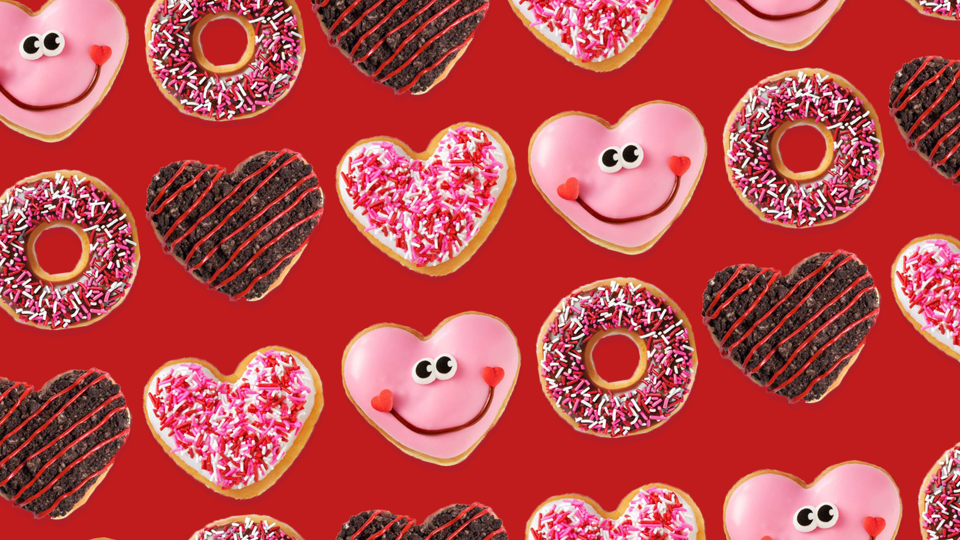 People Are Falling For Krispy Kreme's New Heart Shaped Oreo Doughnut