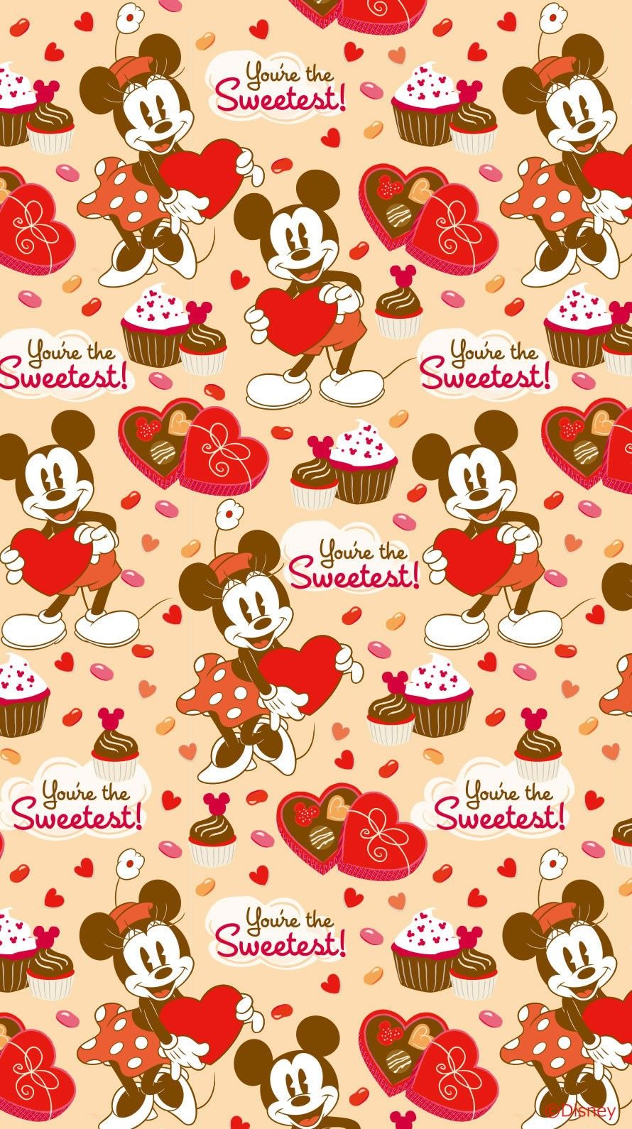 Fondo de pantalla de amor de Mickey y Minnie. Mickey mouse wallpaper, Valentines wallpaper, Disney phone wallpaper