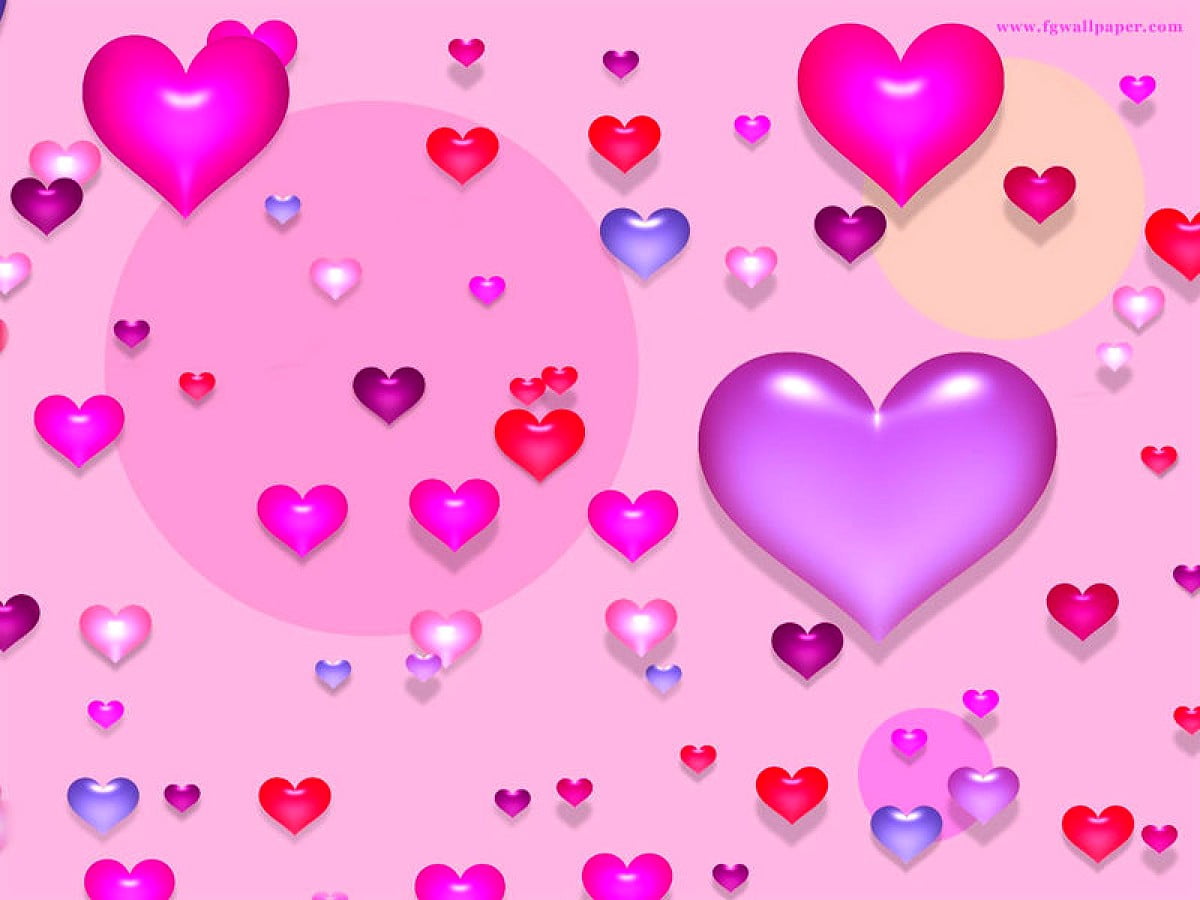 St. Valentine, Heart, Pink background. FREE Best image