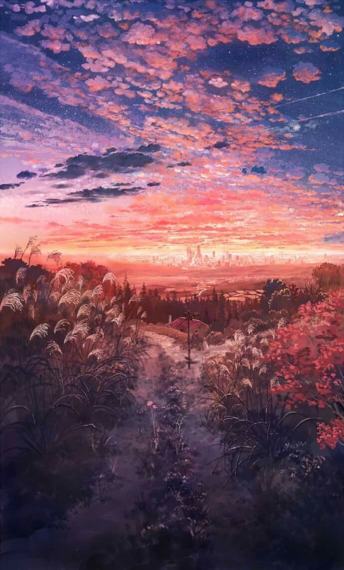 Anime Scenery iPhone Wallpaper