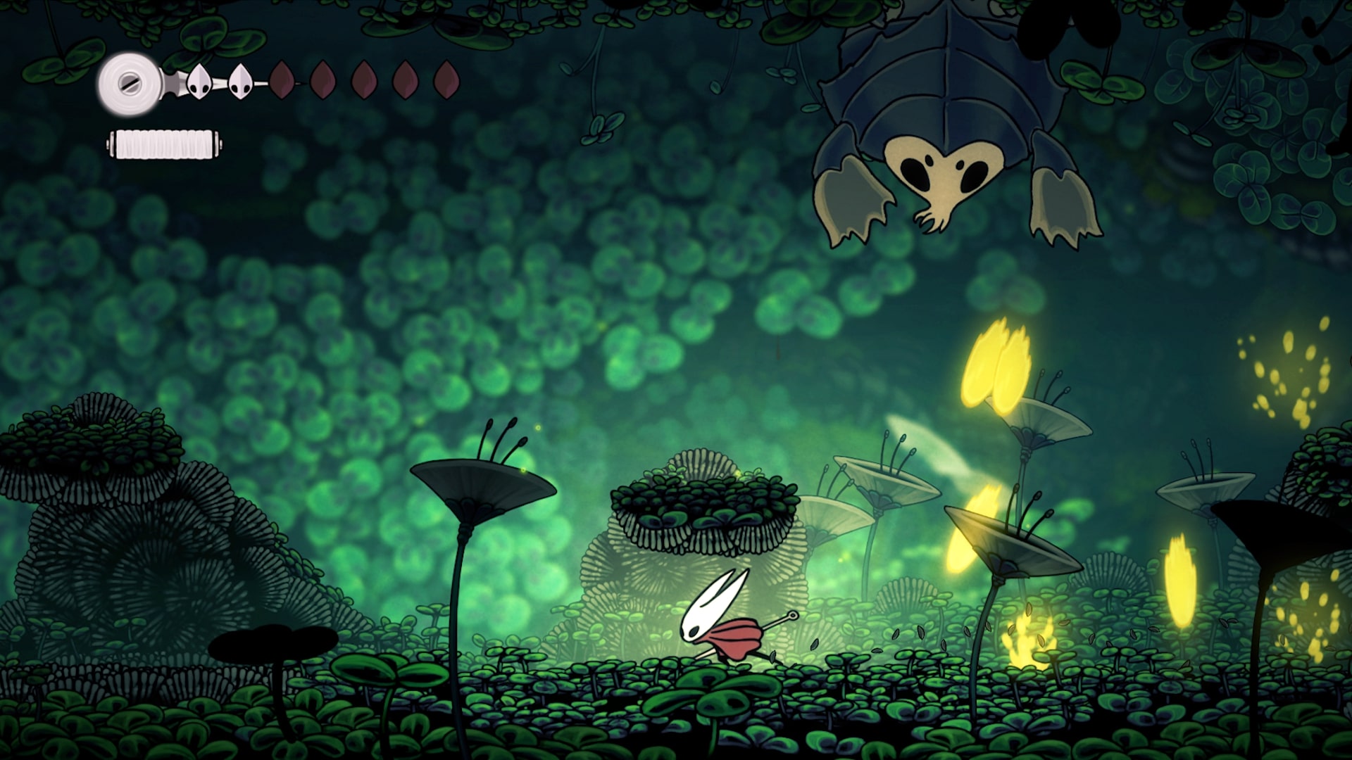 Screenshot of the computer game Hollow Knight: Silksong, 2021 Desktop wallpaper 1280x720