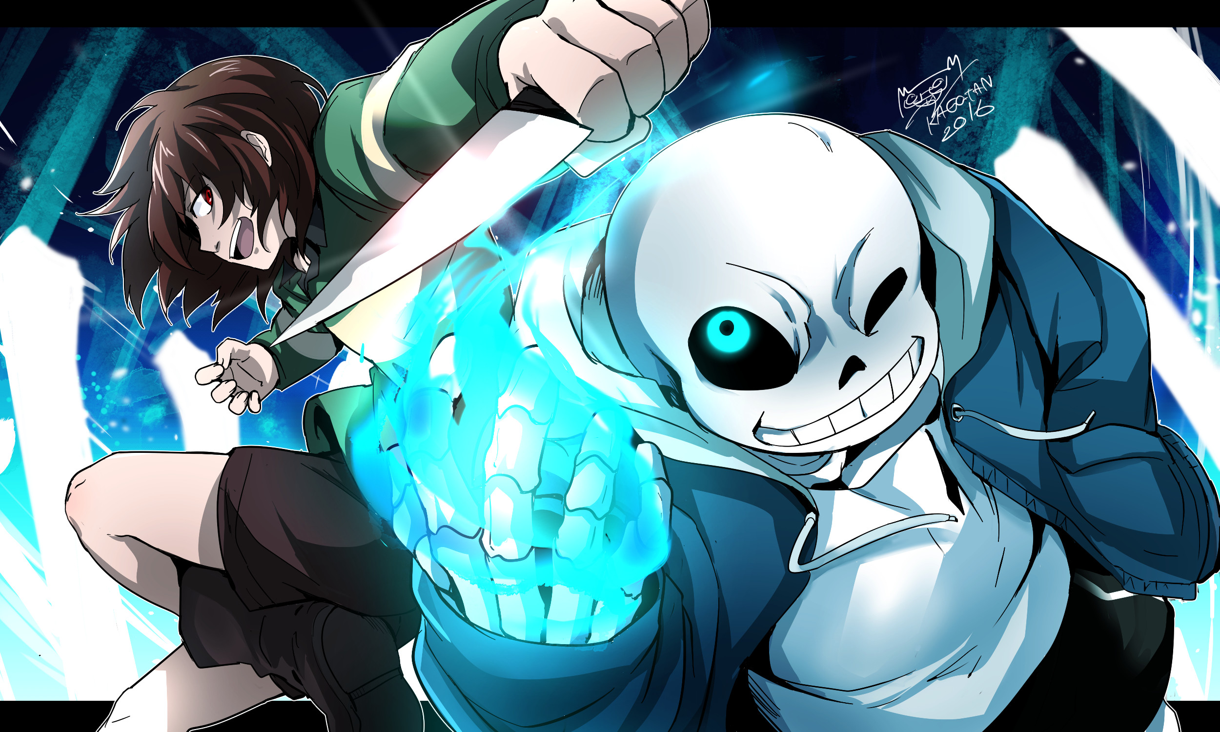 Chara vs Sans