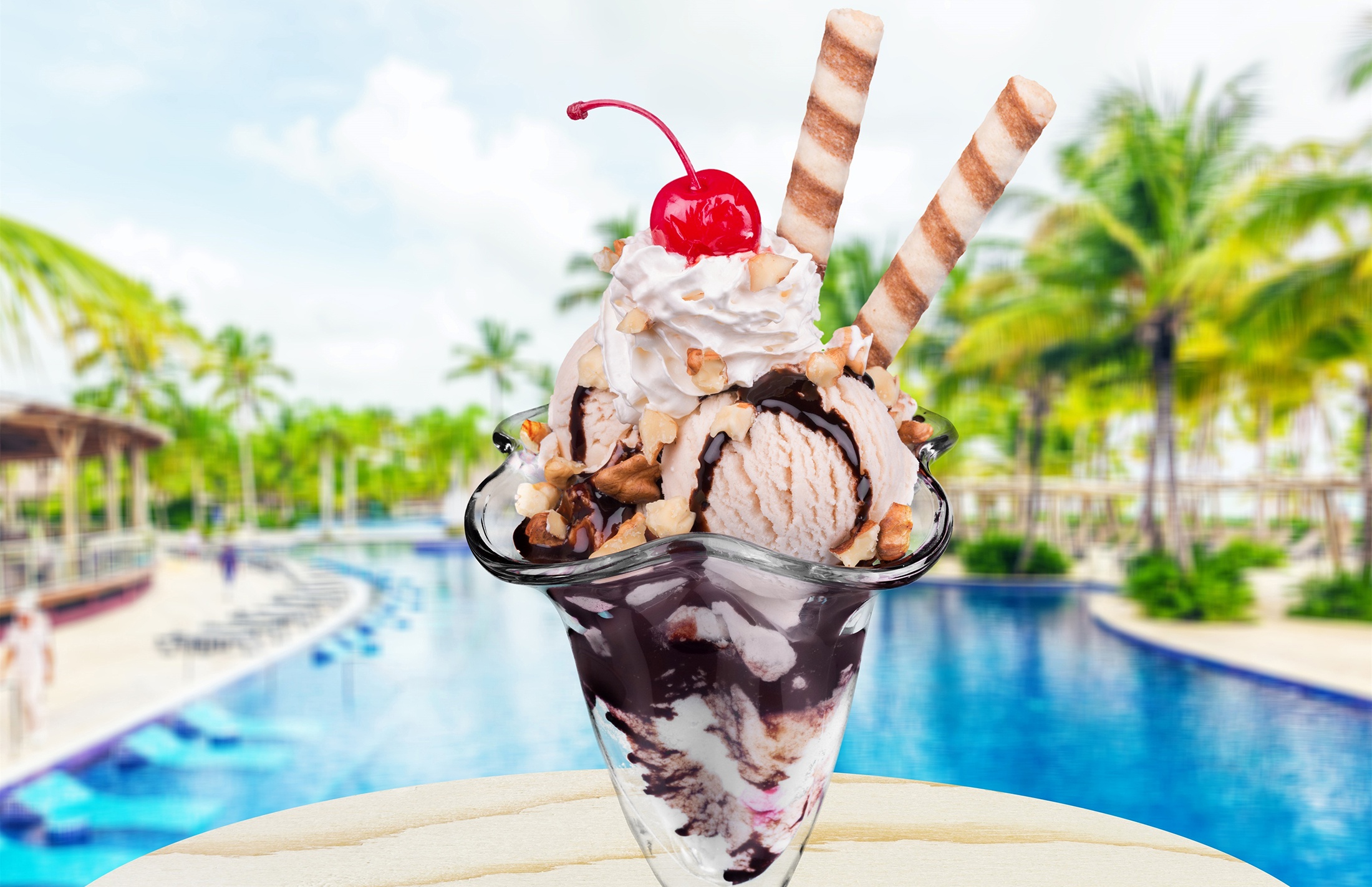 Sundae, Dessert, Ice Cream Gallery HD Wallpaper