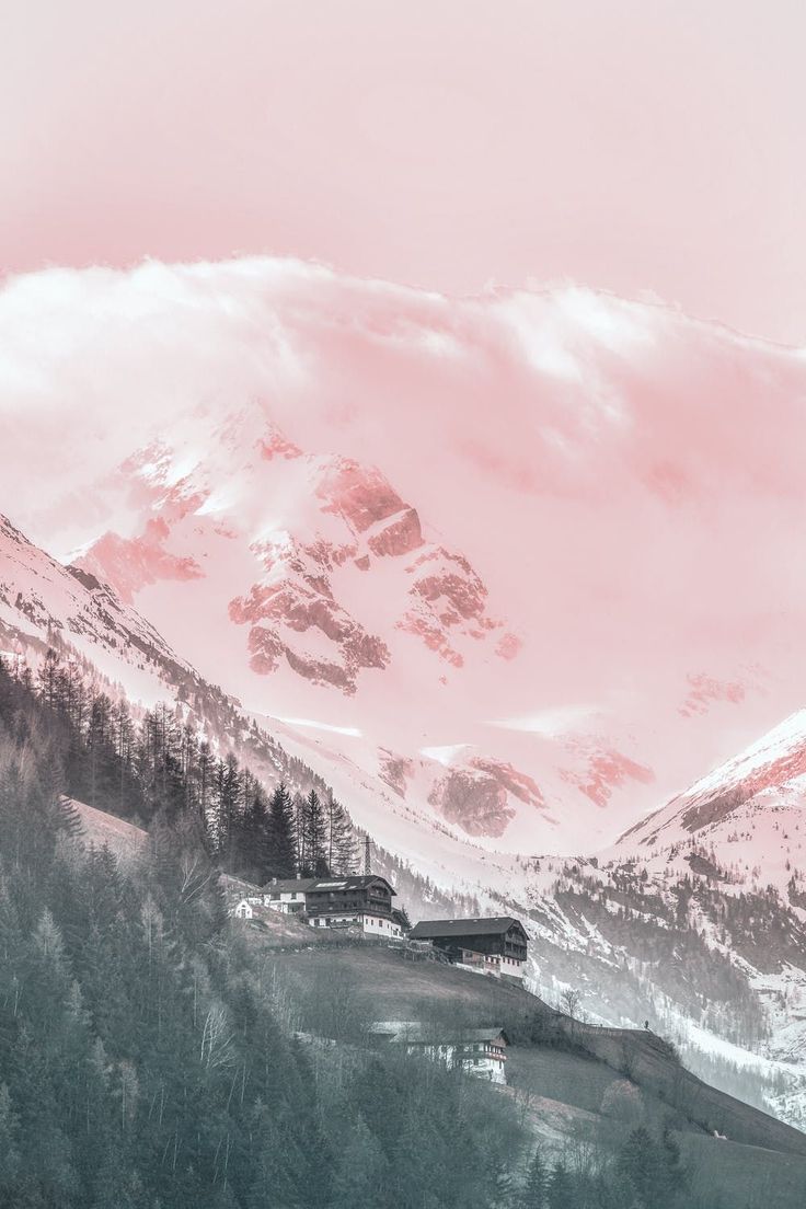 Winter Aesthetic Pink Wallpapers - Wallpaper Cave