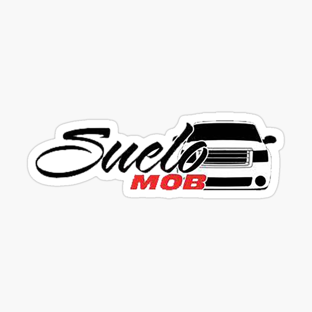 Suelo Mob Black & Red Logo Greeting Card