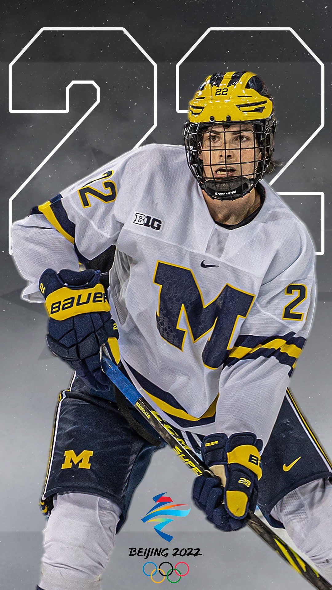 Michigan Hockey - #wallpaperwednesday Olympian style