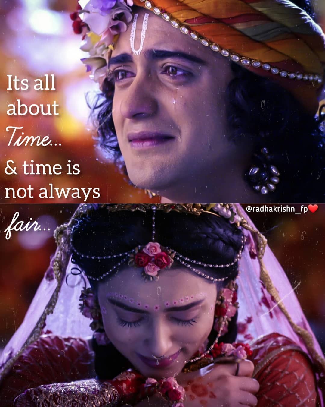 Radha krishn sad scene