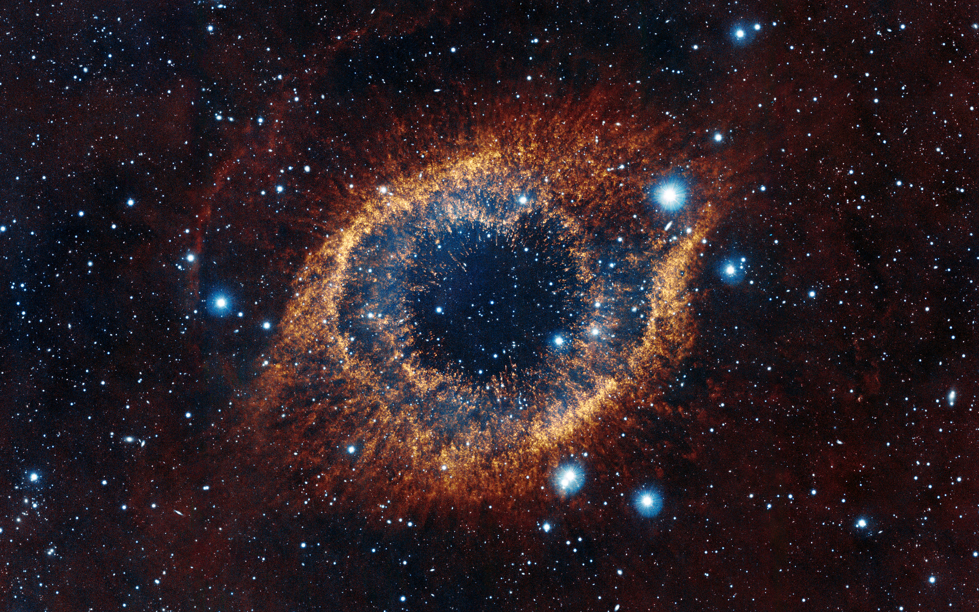 VISTA's look at the Helix Nebula