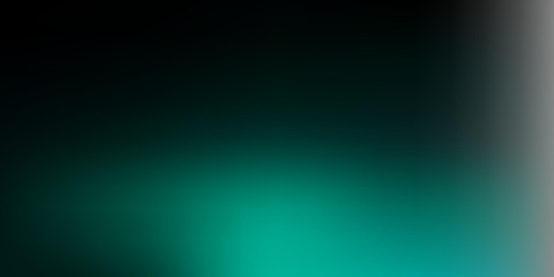 Dark green vector gradient blur layout