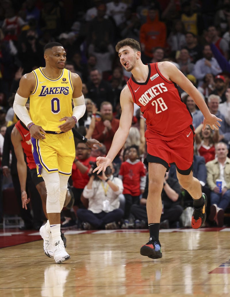 Alperen Sengun's improvement was evident against Lakers