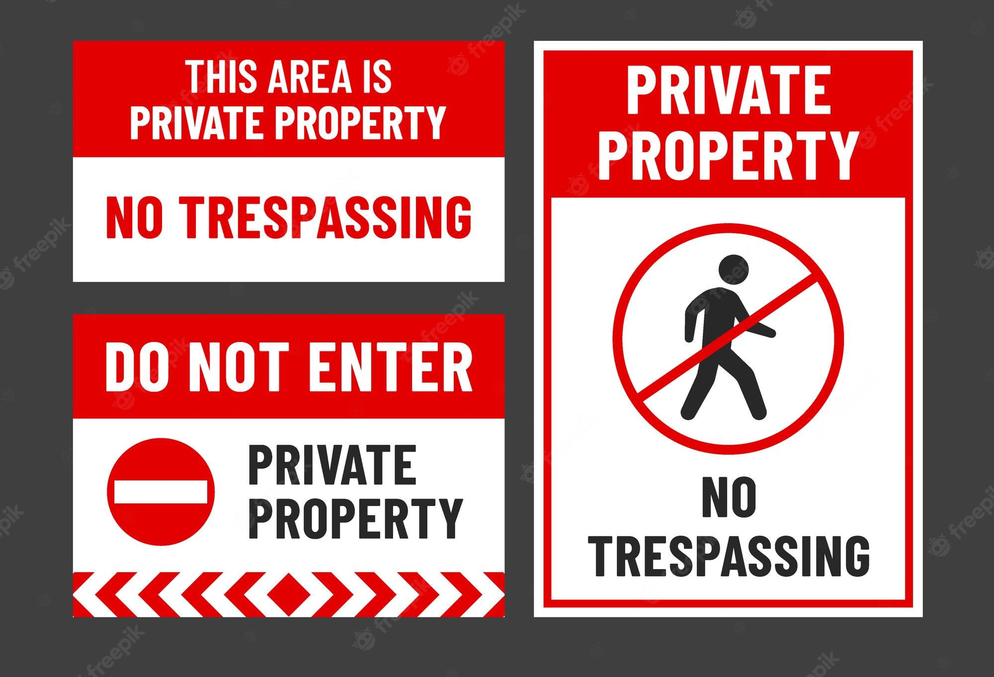 No trespassing Vectors & Illustrations for Free Download