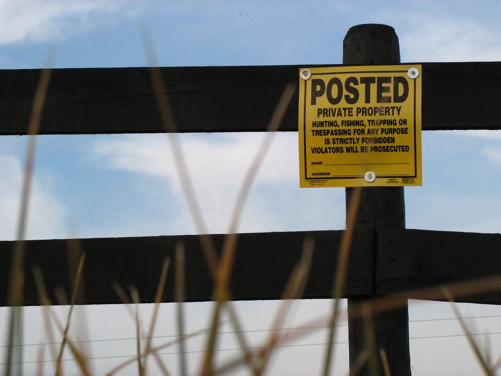 Posted: No Trespassing 1 Free Photo Download