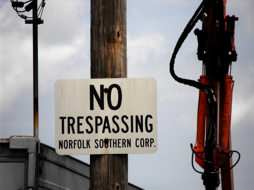 No Trespassing. Durham, NC