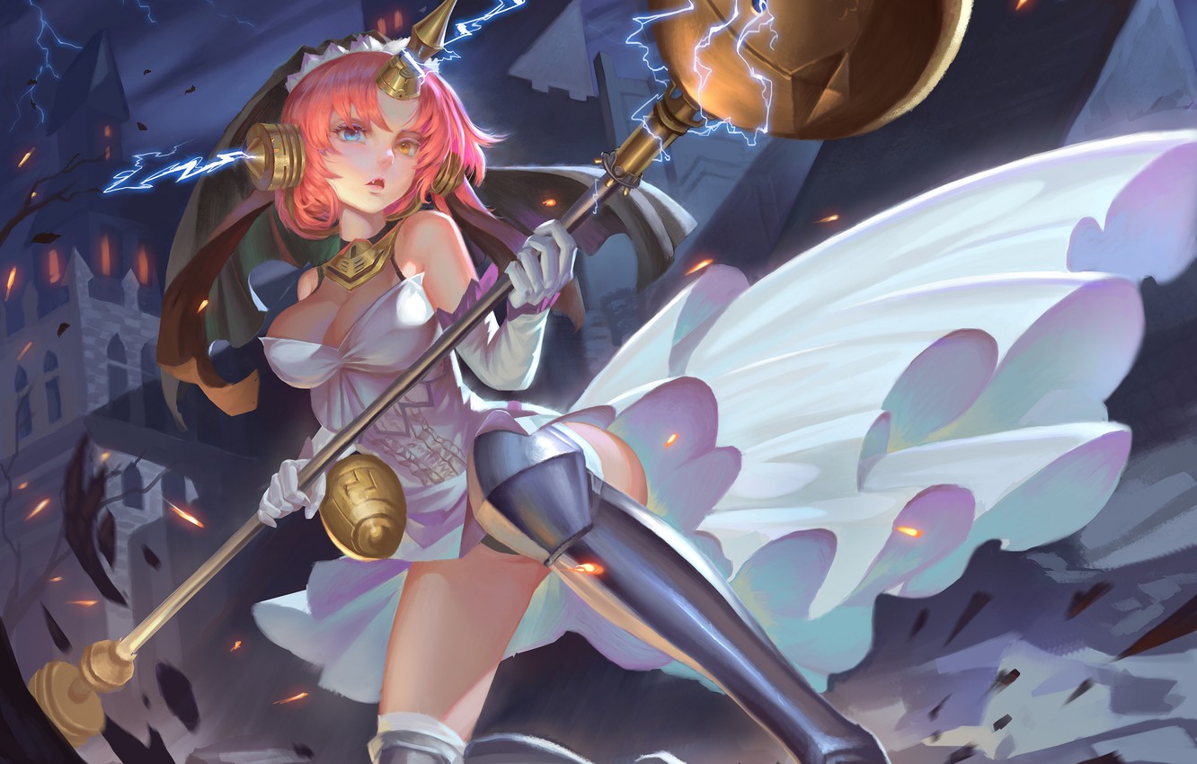 Wallpaper Girl, Anime, Art, Frankenstein, Fate Grand Order, Fate Apocrypha Image For Desktop, Section сэйнэн