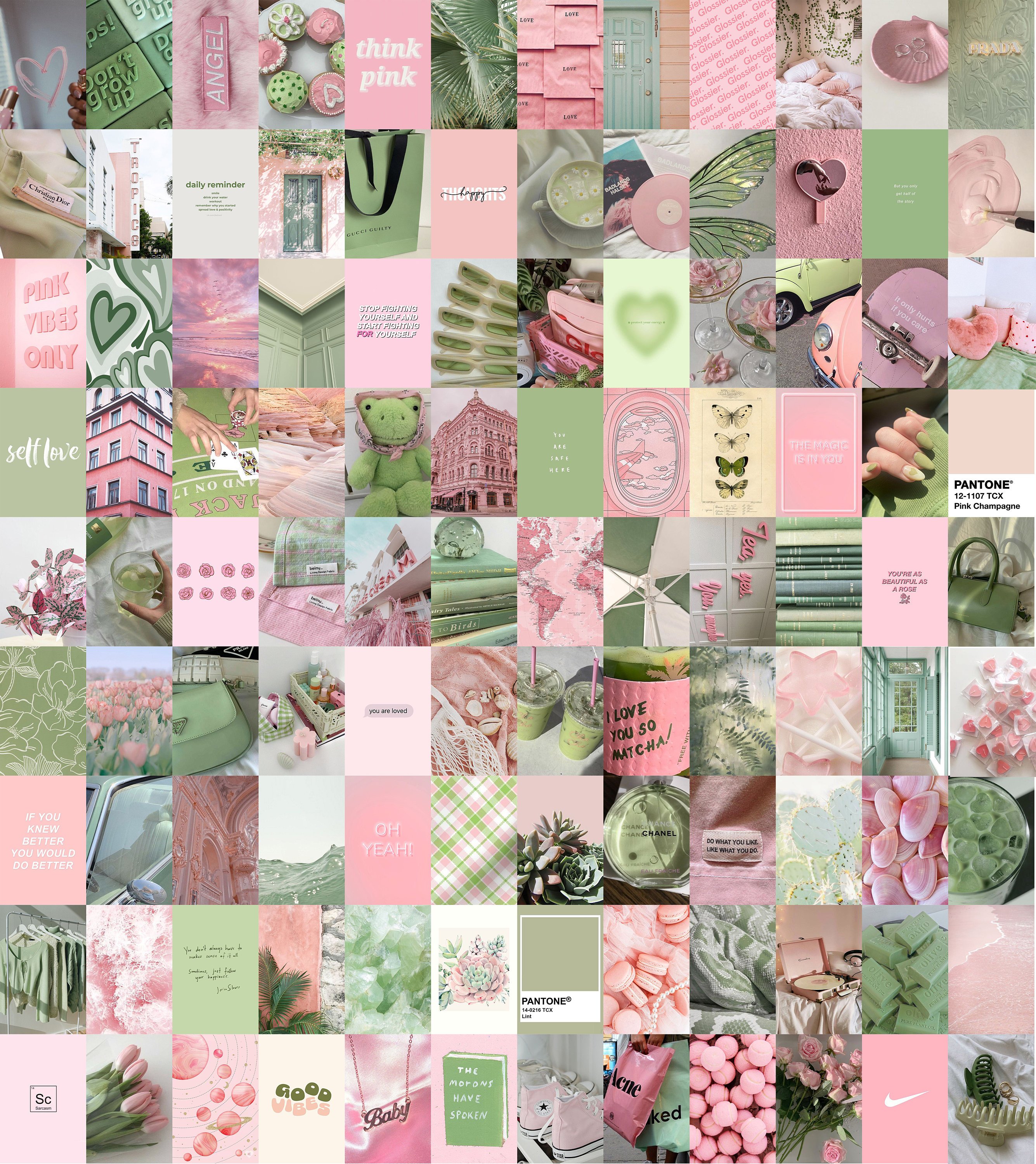 43 Pink and Green Wallpapers  WallpaperSafari