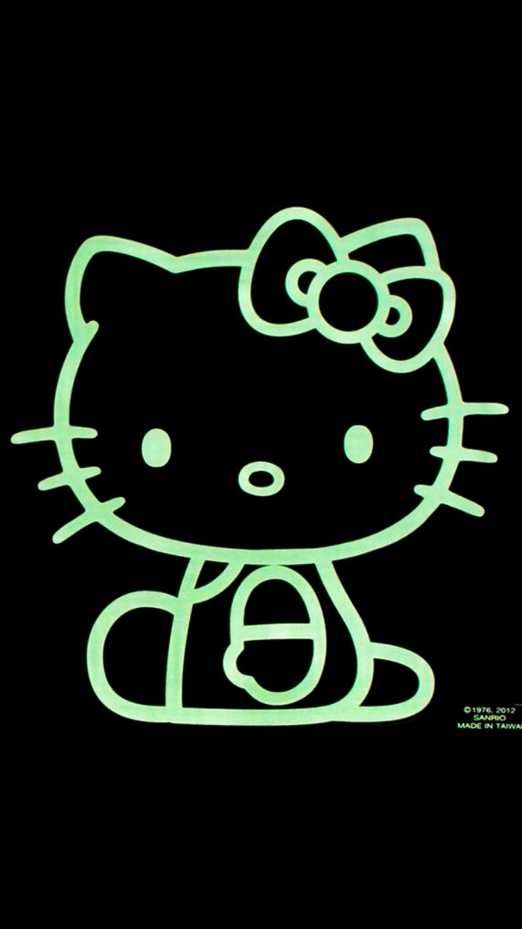 Neon Hello Kitty Wallpaper. Hello kitty background, Hello kitty picture, Hello kitty art