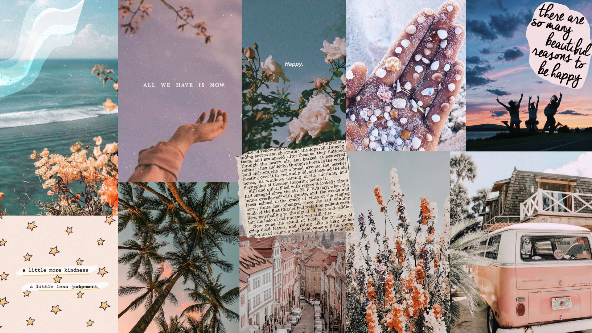 Download Mood Board Spring Aesthetic Wallpaper