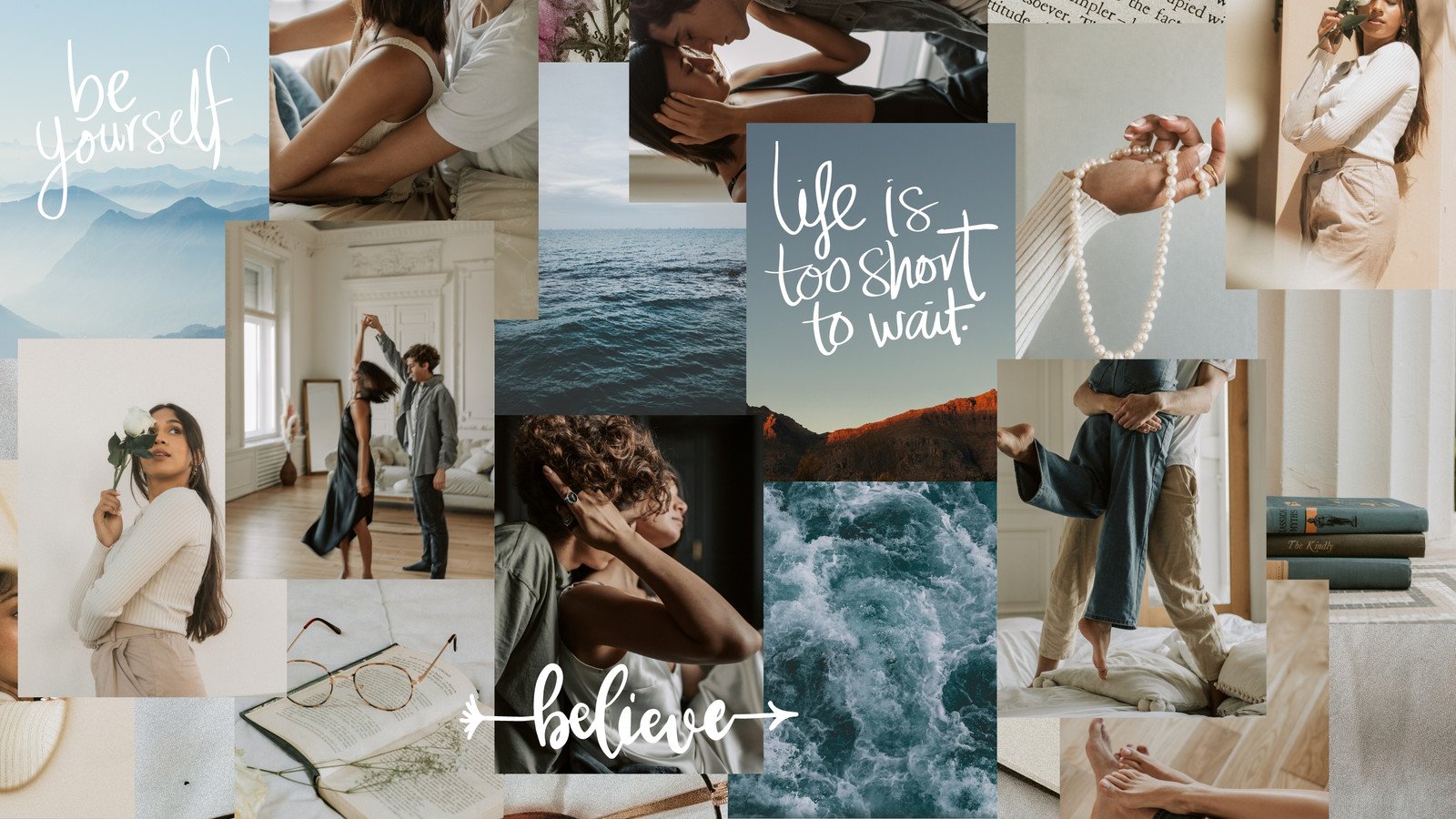 Positive Collages Wallpapers Wallpaper Cave
