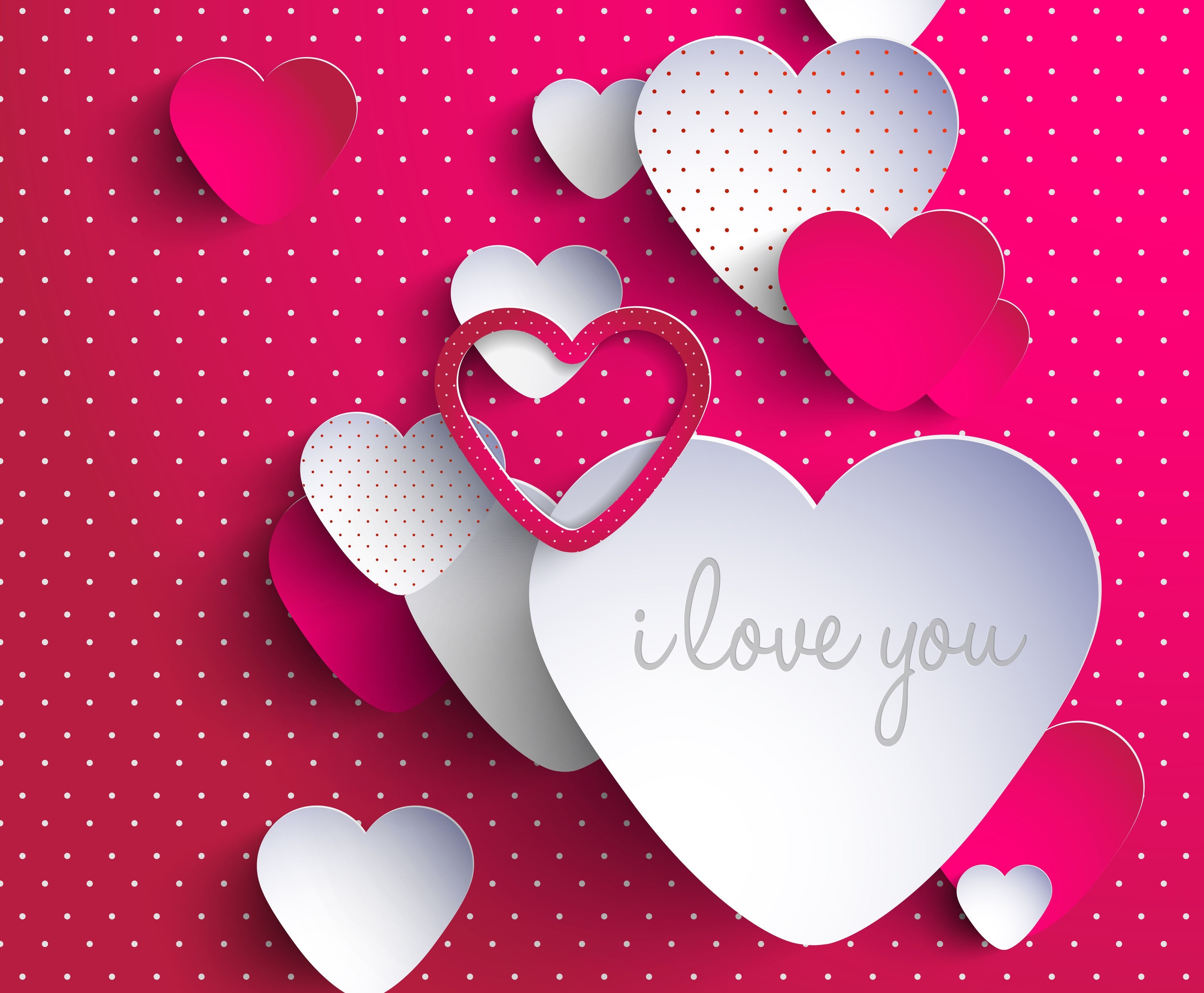 Valentines Day HD, Love, Pink, Heart Gallery HD Wallpaper