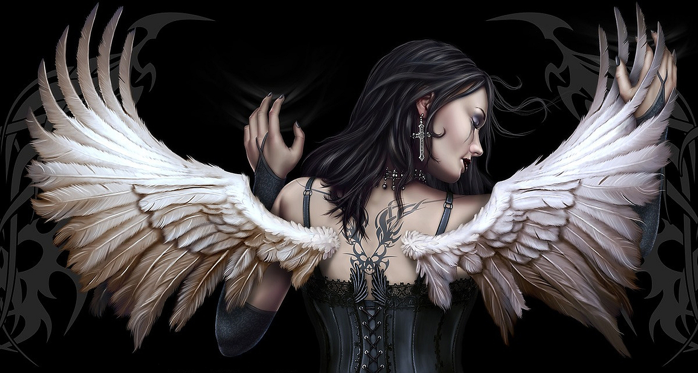 Beautiful Dark Angel Wallpaper​-Quality Free Image and Transparent PNG Clipart